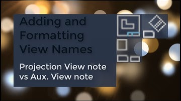 Projection view vs Aux View Note | Creo Parametric