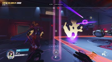 Triple kill using a sneaky Dva call mech