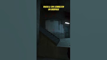 TRICKS and TIPS OVERPASS CONNECTOR #shorts #csgo