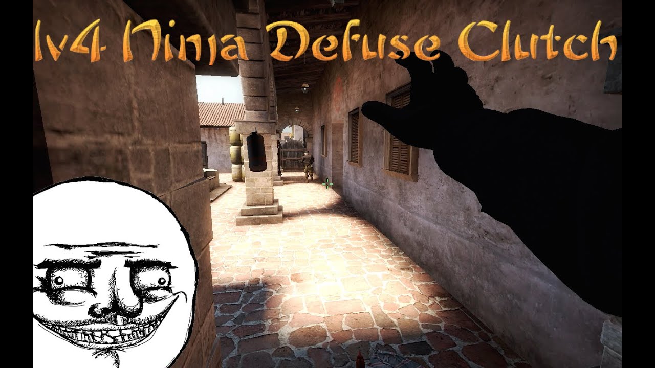 CS:GO - 1v4 Ninja Defuse Clutch