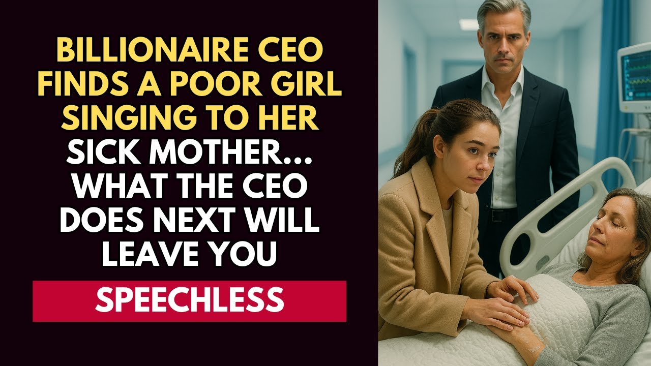 Billionaire CEO Finds A Poor Girl Singing To Her Sick Mother    What The CEO Does Next Will...
