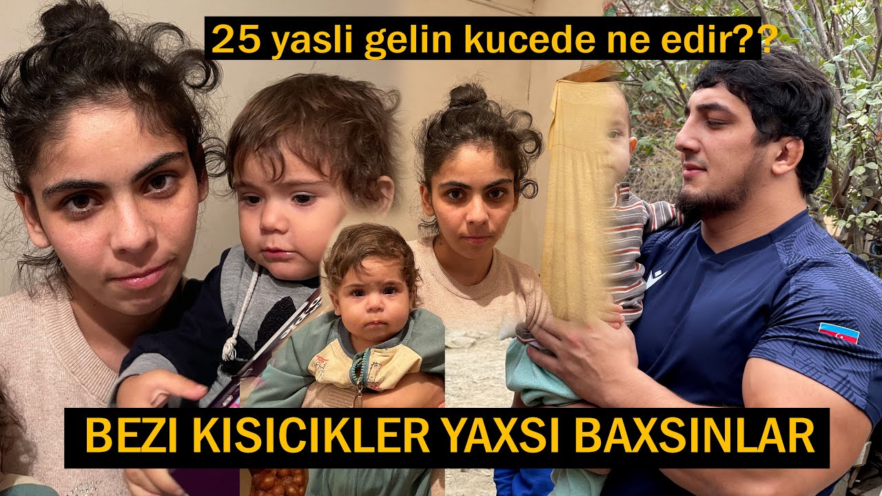 KİŞİCİKLƏR EVLƏNMƏYİN ARVADLARIN 2 UŞAQLA ATIB QAÇIRLAR  (25 YAŞLI GƏLİN KÜÇƏDƏ NƏ EDİR?)