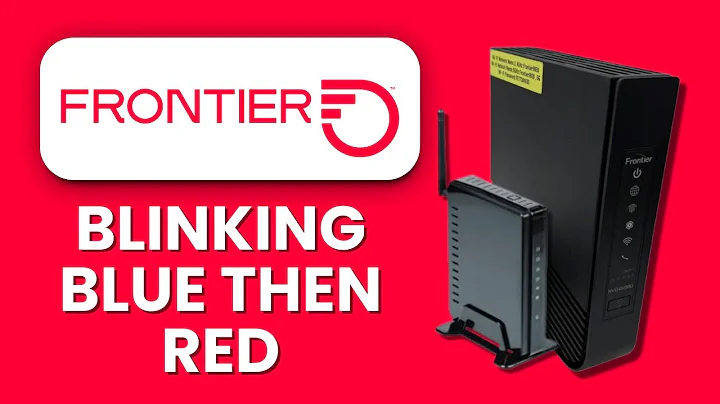 Frontier Router Blinking Blue Then Red ⚠️ Quick Fix to Restore Internet Connection