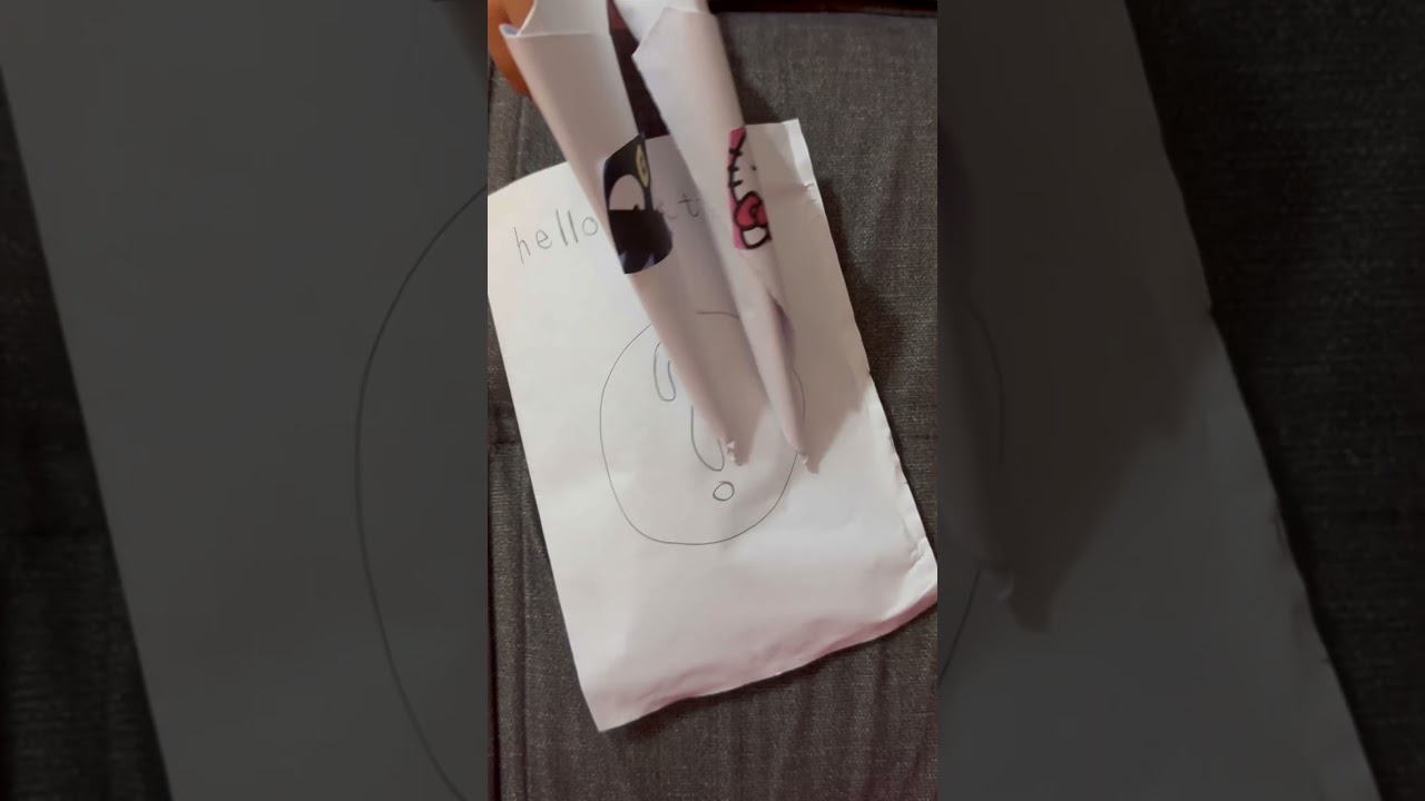 Abrindo pacote surpresa 