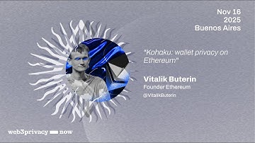 "Kohaku: Wallet privacy on Ethereum" by Vitalik Buterin, Consigny & Kassandra // ECC#2 - BA 2025