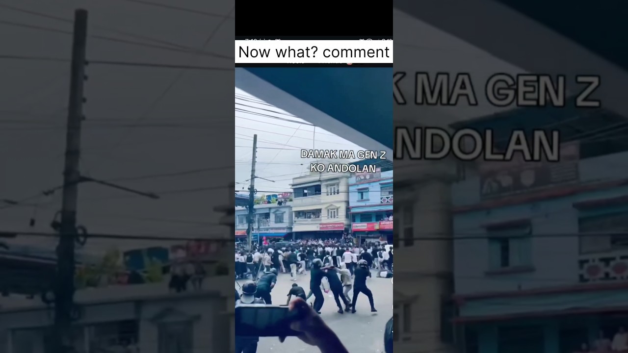 Gen z protest in damak!!! 