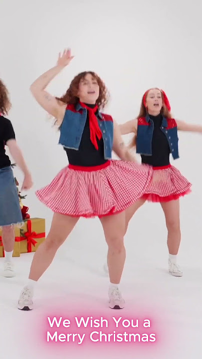We Wish You a Merry Christmas Dance with Lyrics 💃🎄#wewishyouamerrychristmas #christmasdance
