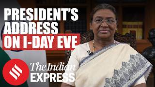 LIVE: President Droupadi Murmu’s Speech | 14 August | Independence Day Eve |  80th Independence Day