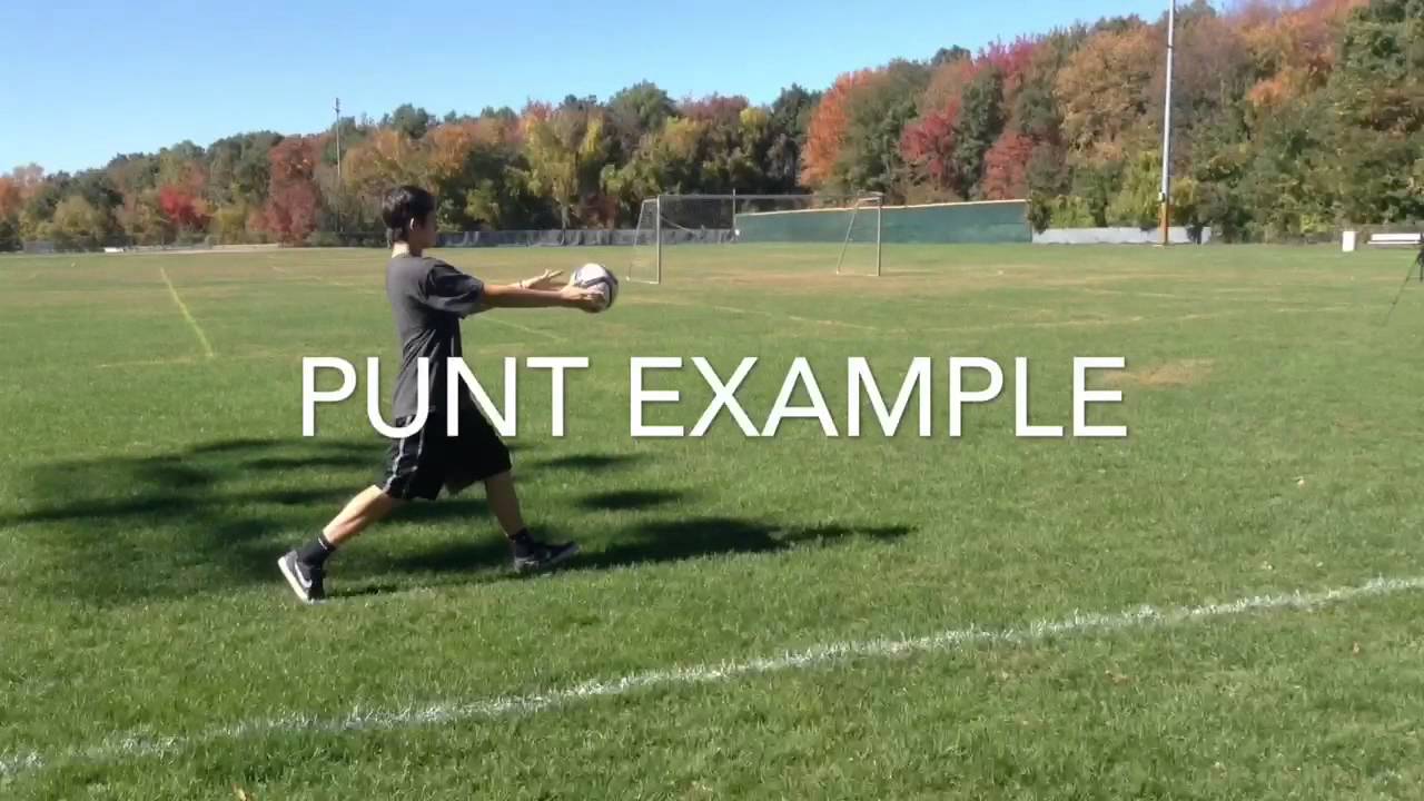 How to Punt a Soccer Ball YouTube