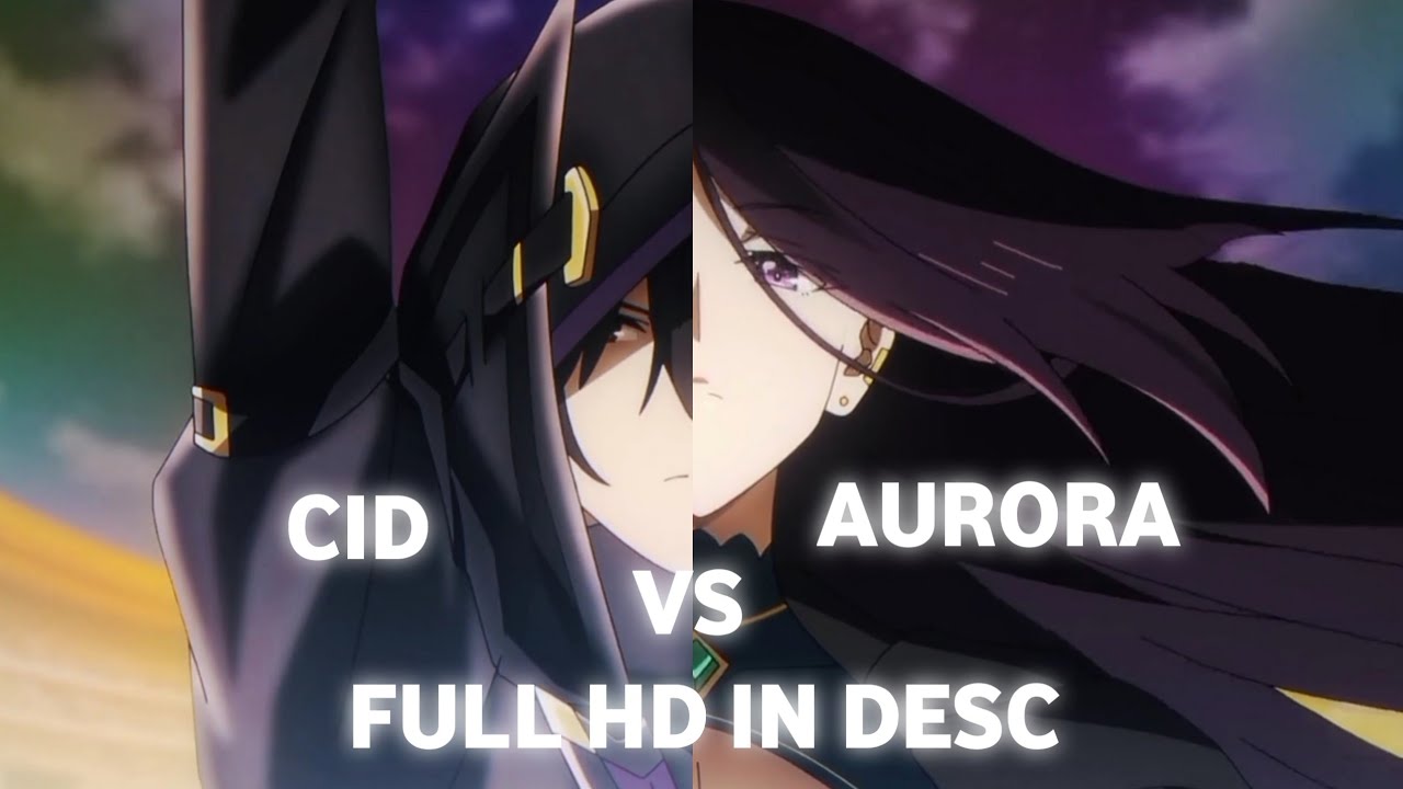 cid ( shadow ) vs aurora twixtor | kage no jitsuryokusha ni naritakute