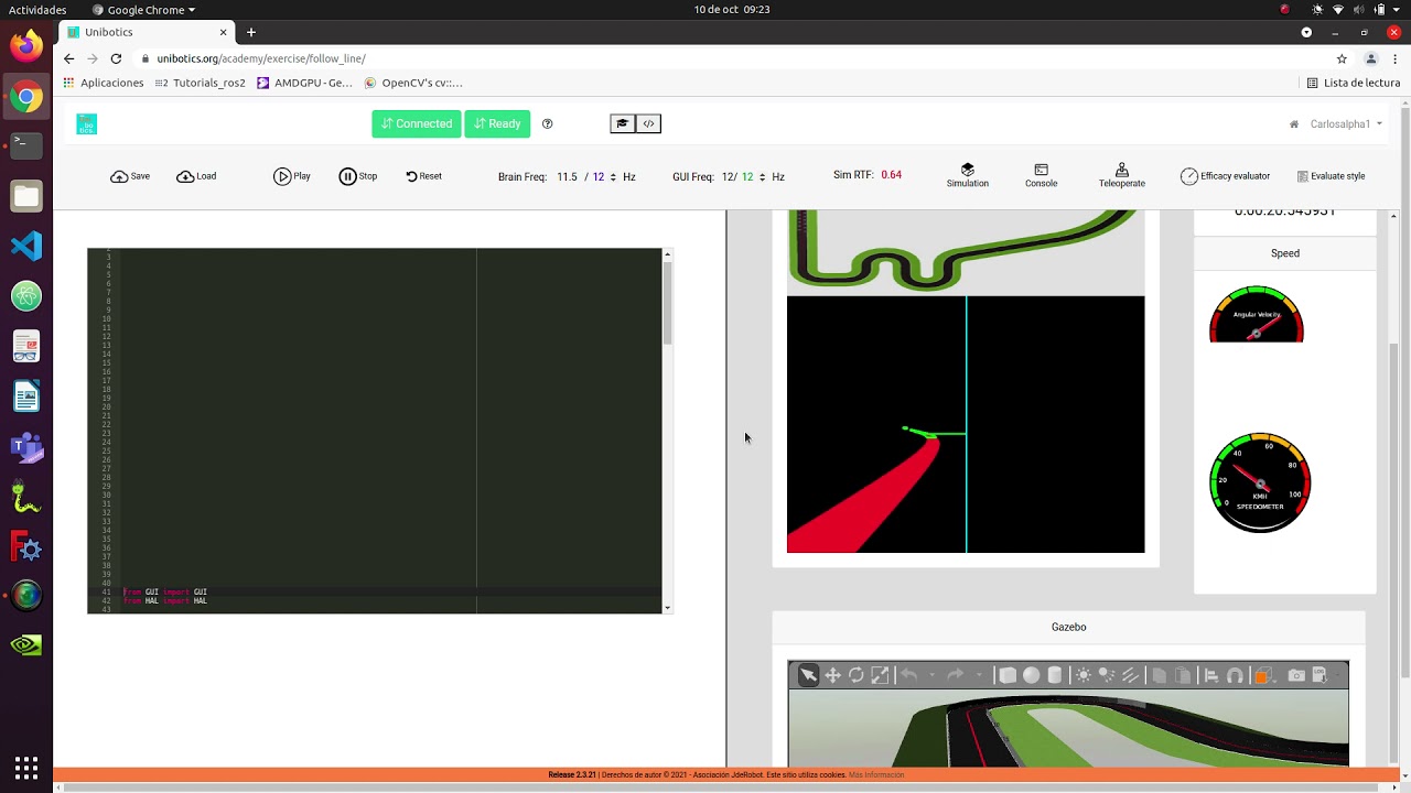 follow line PID improved (Unibotics)