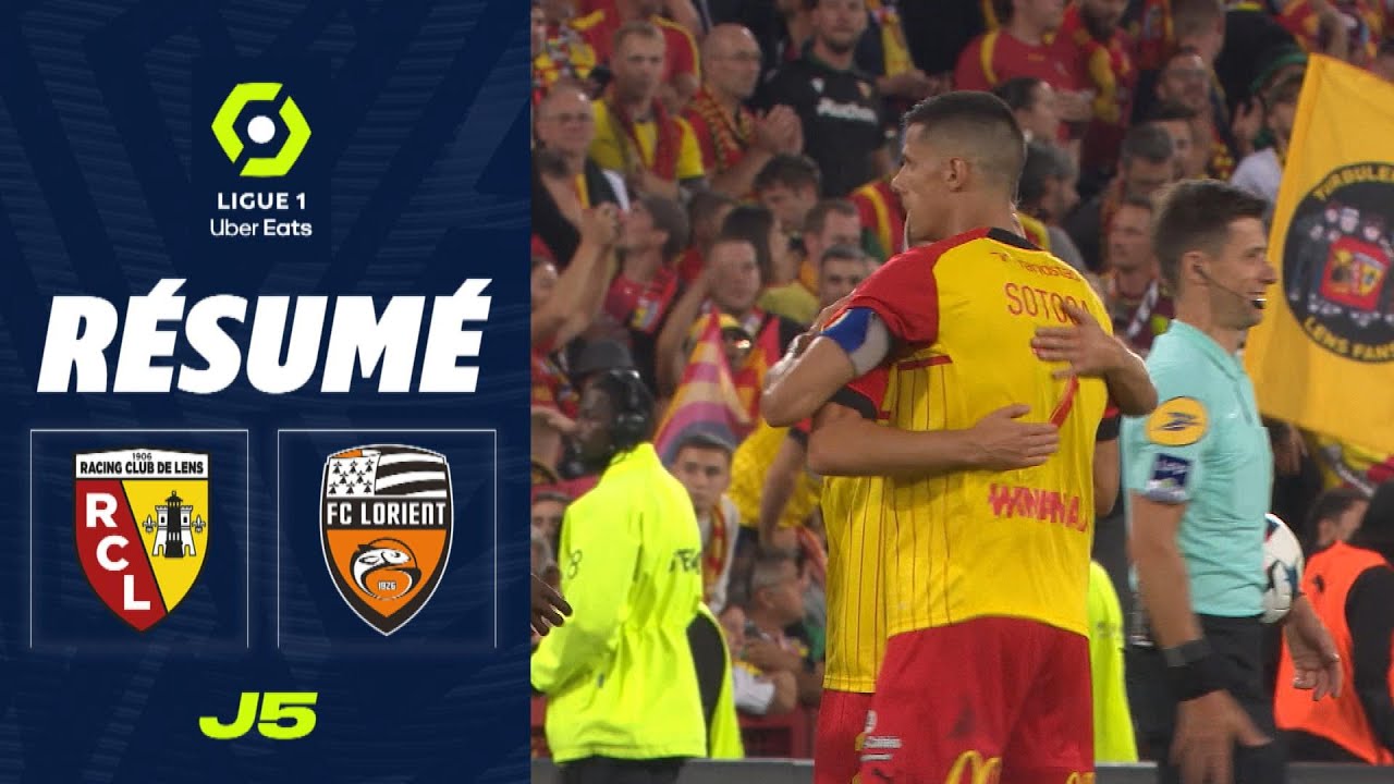 RC LENS - FC LORIENT (5 - 2) - Résumé - (RCL - FCL) / 2022-2023 