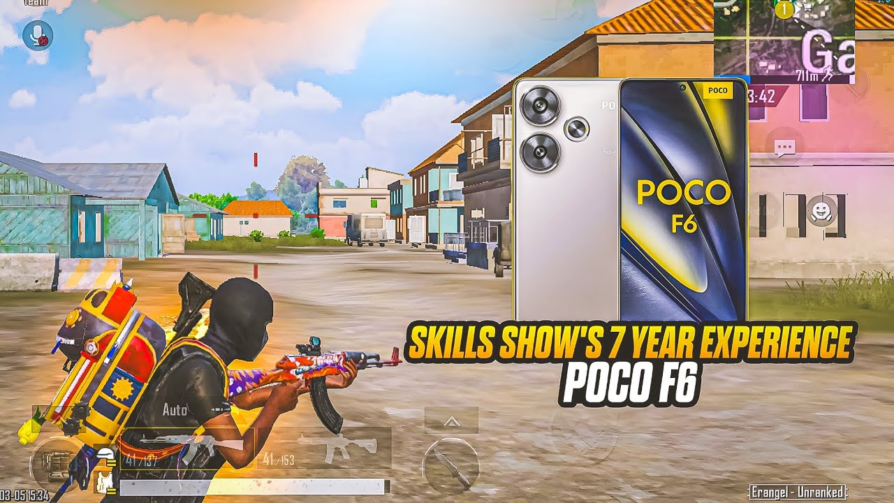 Poco f6 bgmi test 120 Fps🔥 Poco f6 bgmi gameplay Poco f6 graphics test pubg / bgmi 