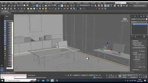 3Dsmax Tutorials, Learn 3D Modeling an Interior from Scratch in 3dsmax. ( Part 4)