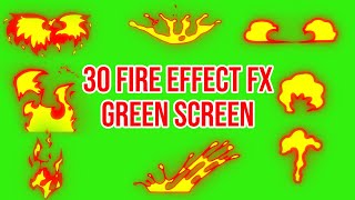 Top 30 || Green Screen Fire Element Effect FX|| by Green Pedia