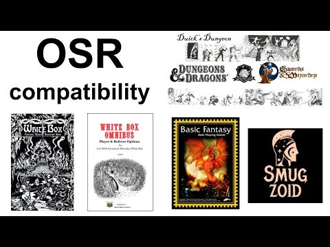 OSR compatibility: Basic Fantasy Role Playing Game and White Box.  How to make easy conversions.