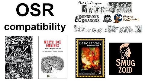 OSR compatibility: Basic Fantasy Role Playing Game and White Box.  How to make easy conversions.