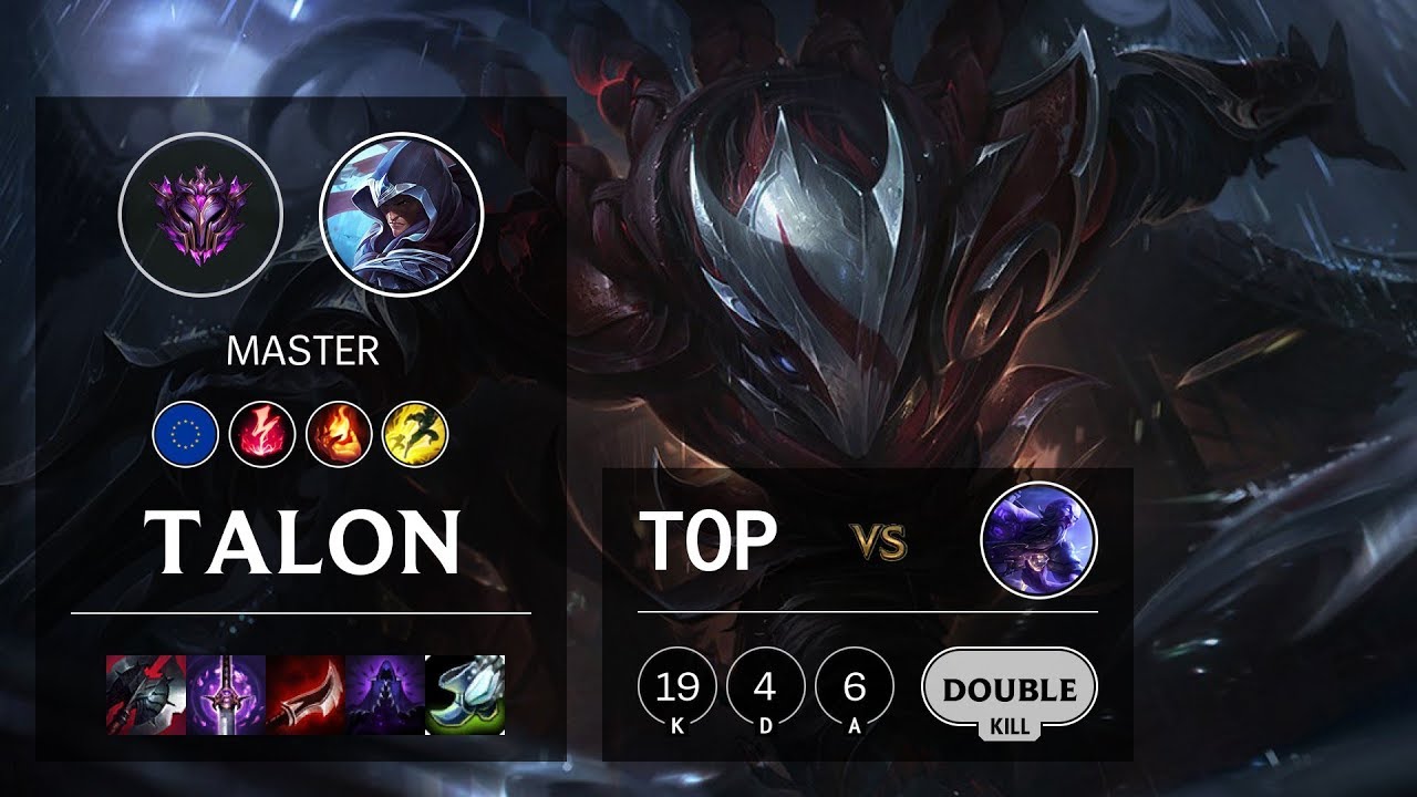 Talon Top vs Ryze - EUW Master Patch 10.10
