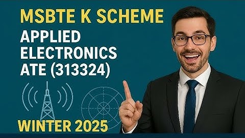 UNIT-1 PART 2 ATE APPLIED ELECTRONICS (313324) ! K SCHEME Most Important Question W-2025