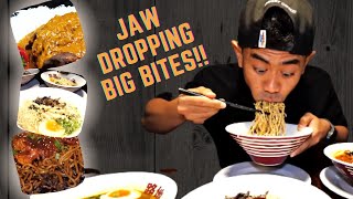 Tanboy Kun Trying Popular Asian Dishes! | Mukbang Compilation