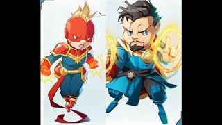 5-Minute Painting! Marvel United - Captain Marvel and Dr. Strange