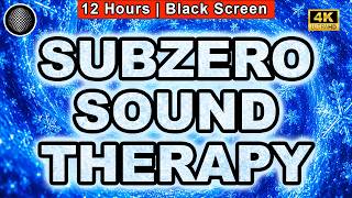 Subzero Sound Therapy | Deep Cooling Soundscape | 12 Hours | Sleep | Relax | Calm Anxiety, Tinnitus