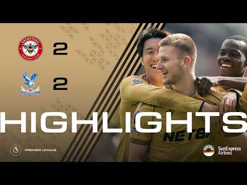 WHARTON SCORES HIS FIRST PALACE GOAL 💫 | Premier League Highlights: Brentford 2-2 Crystal Palace — football highlights