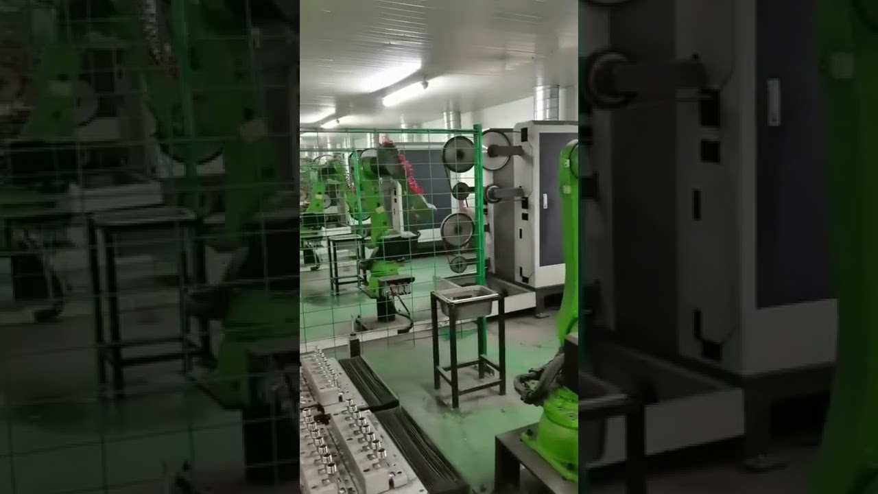 Automatic robot polishing technology on facets