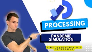 Projekt: Pandemie-Simulation – Infektion & Genesung in Processing