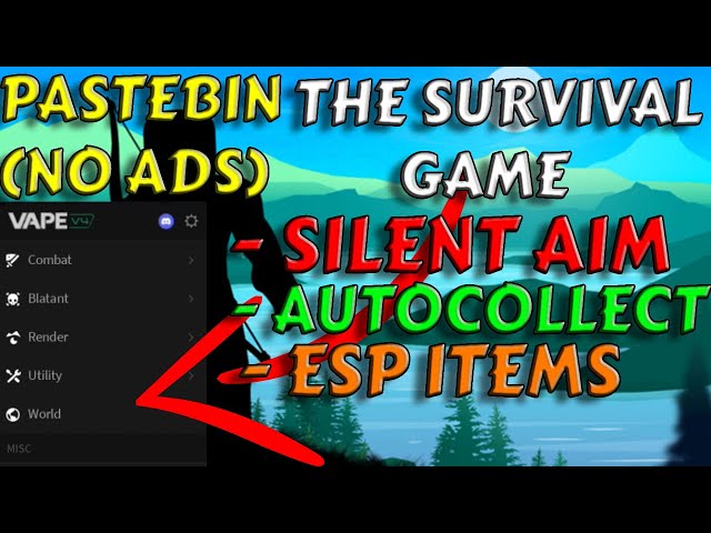 The Survival Game Script Pastebin