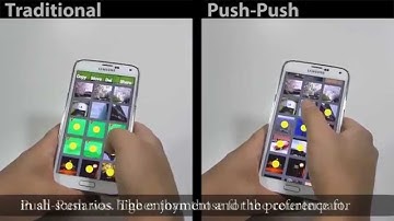 Push-Push: A Drag-like Operation Overlapped with a Page Transition Operation on Touch Interfaces