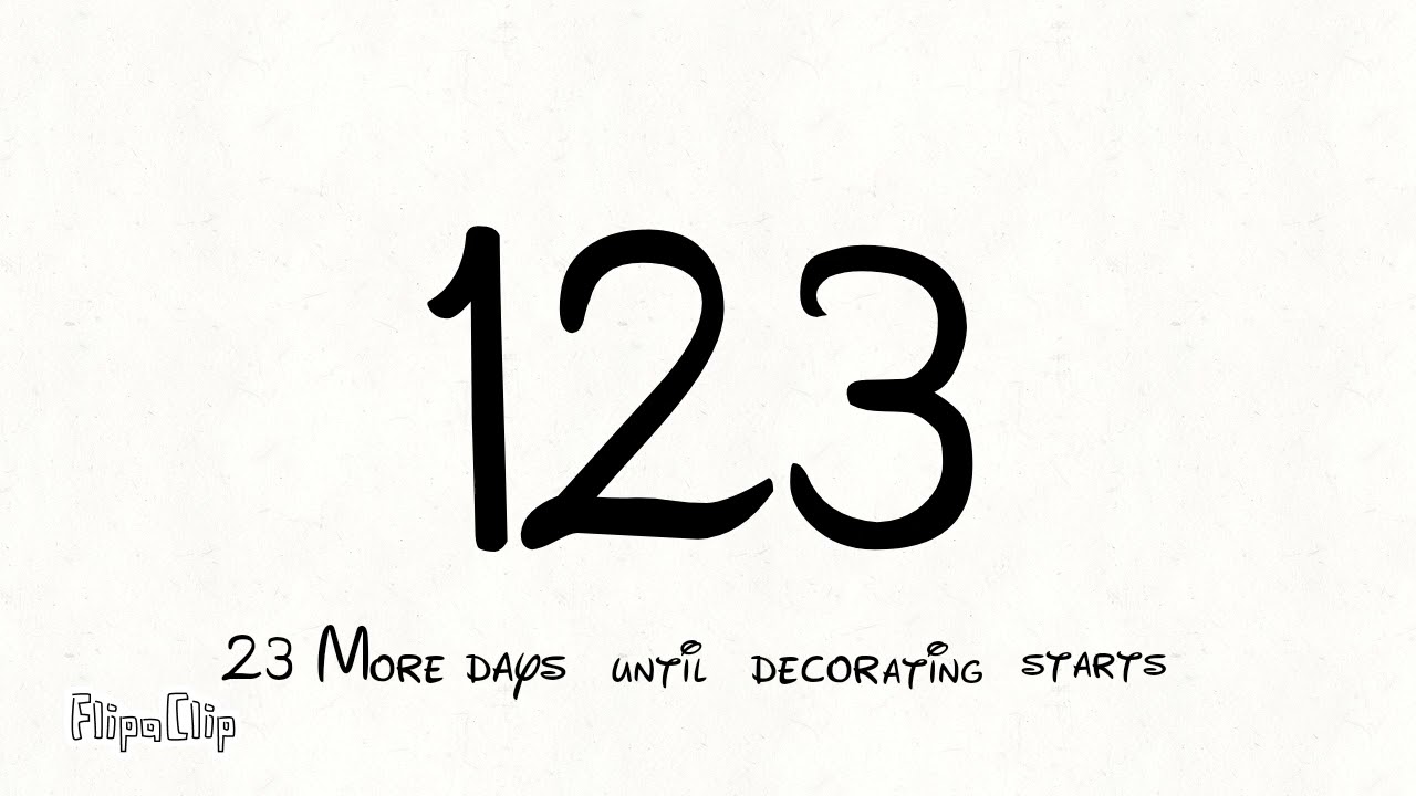 Christmas Countdown 123 More Days YouTube Christmas Countdown 123 More Days YouTube