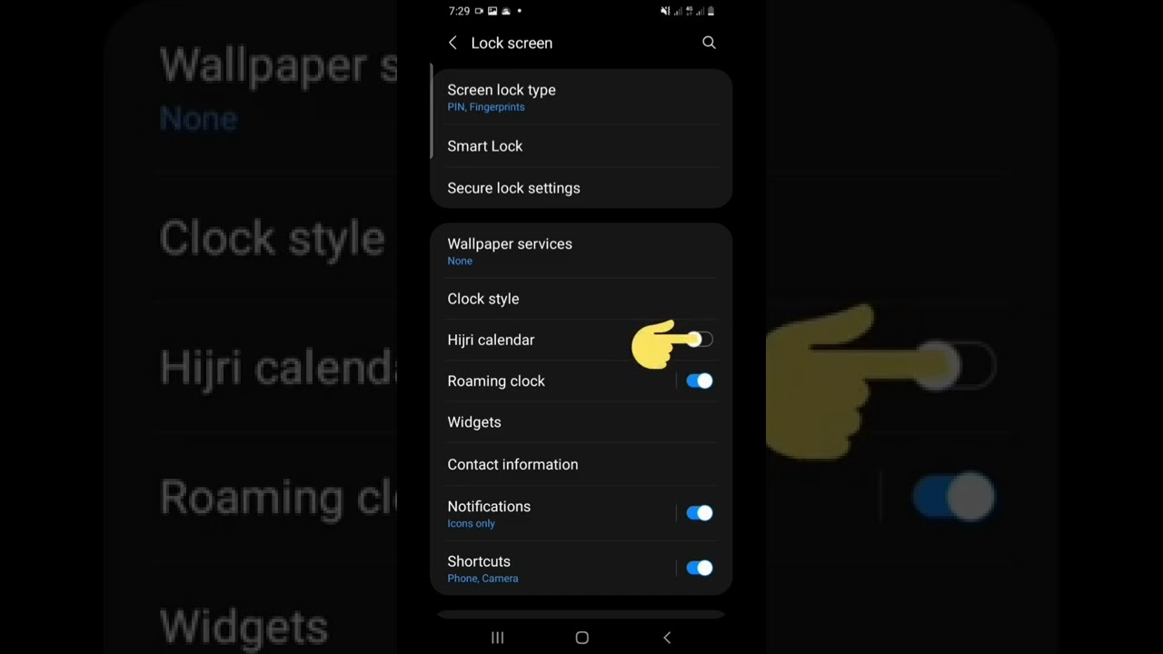 How to Display Islamic Hijri Calendar on Lockscreen