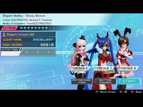 Elegant Medley - Glossy Mixture (Extreme) Perfect | Hatsune Miku Project Diva X~