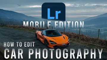 MOODY Car Photography Edits MADE EASY In Lightroom Mobile!
