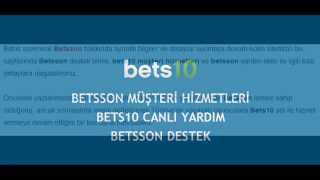 Betsson Müşteri Hizmetleri Ve Betsson Destek - Bahistokrat