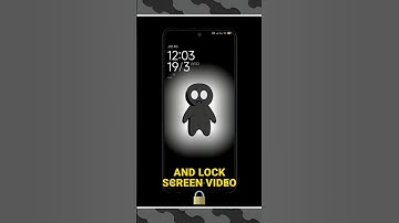 Best animated AOD and lock screen wallpaper for mobile | Black Buddy | Google Drive 🔗 in description