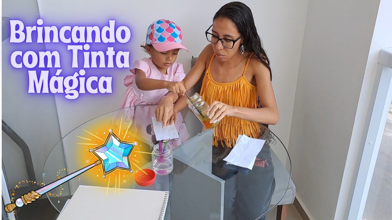 Brincando com Tinta Mágica! Divirta-se Com Essa Pintura! Para Fazer Com ...