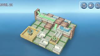 Pools 6x6 - Level 21 | Flow Water Fountain 3D Puzzle | Walkthrough, Gameplay, No Commentary
