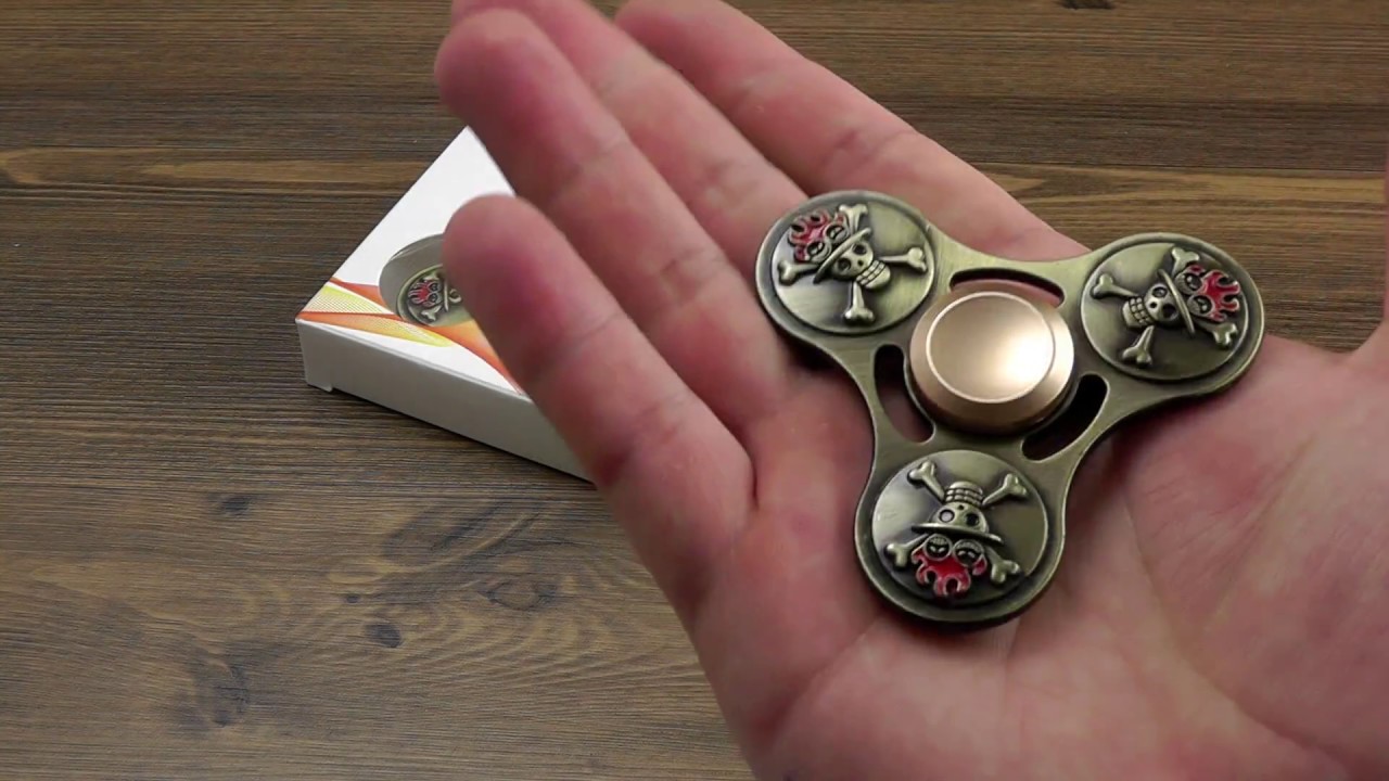 ОБЗОР: Металлический Спиннер Fidget Spinner серия "Пираты Карибского моря"