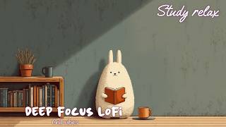 Cozy Lofi Study & Reading 📖 Deep Focus Beats | Rabbit Lofi Society