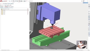 [3 axis milling tutorial SprutCAM 12] - 25 - Full project simulation, g-code verification