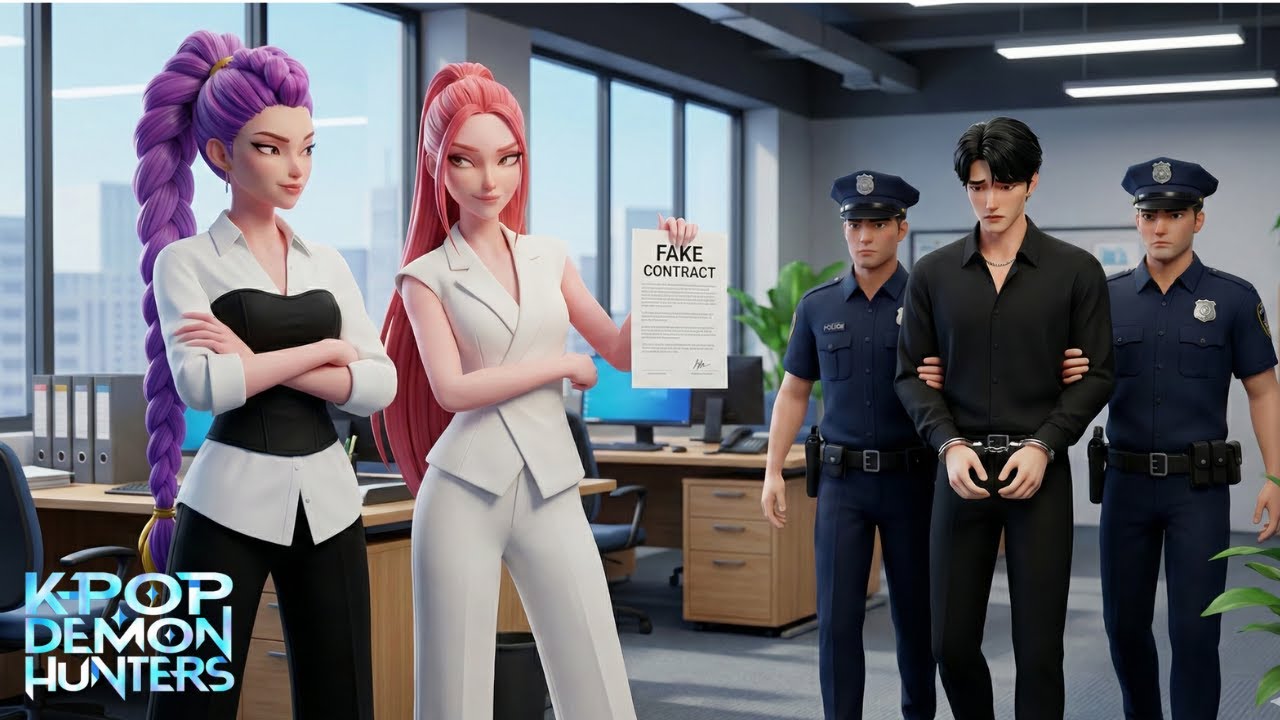 MIRA RESCUES RUMI FROM BAD COLLEAGUE JINU || K-POP Demon Hunters ...