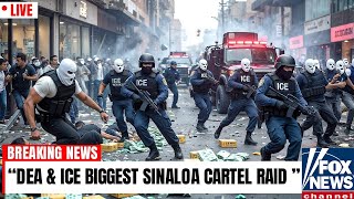 DEA & ICE Launch Massive Sinaloa Cartel Raid — 617 Arrested, 480kg Fentanyl Seized, $11M Confiscated