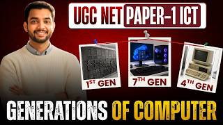 UGC NET Paper 1 ICT | Generations of Computer Explained 🔥 1st to 7th Gen | Complete Revision 2026