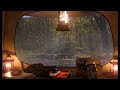 Rain Sounds for Sleeping  Relaxing Rain Falling on Tent ⛺ (1 Hour)