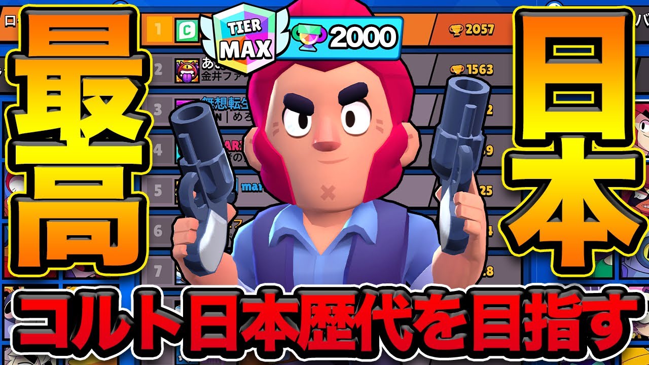 Brawl Stars] Colt aims to be the strongest character in Japan 