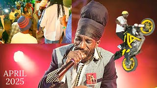 SIZZLA KALONGI EARTH STRONG STAGE SHOW || BIKE STUNTS@Sizzla @WahGwan Dalvy @SELTZA MUSIC ENT.