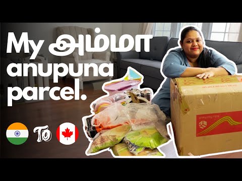 Unboxing Parcel from India to Canada | India Post Delivery Experience | Canada Tamil | Tamil Vlogs