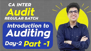 CA Inter Audit Regular Batch Demo | Day 2 Part 1 | Learn with Fun | CA Shubham Keswani